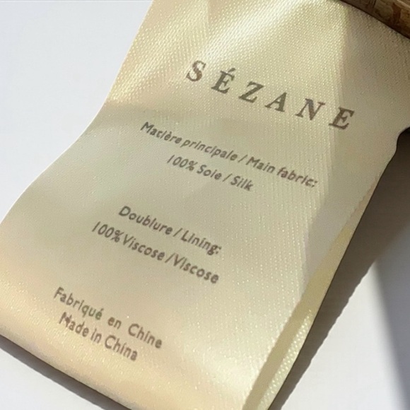 Sézane Robe Sollie Black Polka Dot Ecru FR 34 / US 2 - Picture 14 of 16